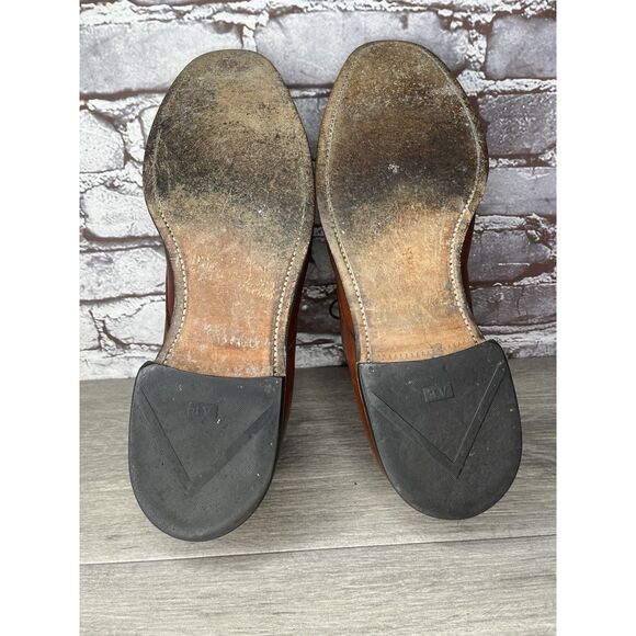 Allen Edmonds Norfolk Woven Brown Leather Oxfords Dress Shoes Men Sz 11.5D US/45 - Picture 8 of 16